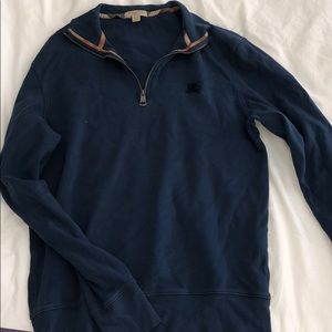 Men’s Burberry quarter zip